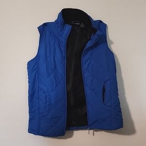 Jane Ashley Blue Puff Vest